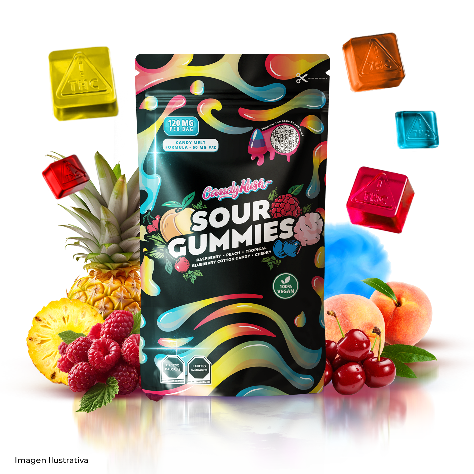 CandyKush - Sour Extreme Gummies